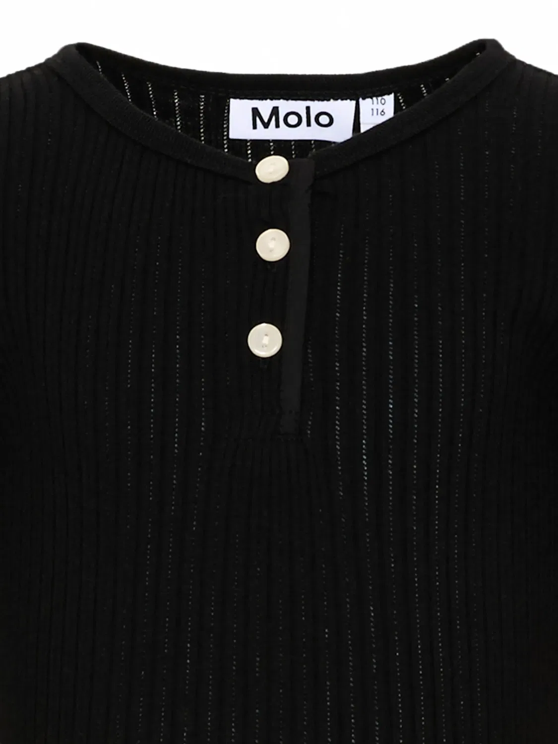 Футболка хенли Ruby Molo, черный — фото 3