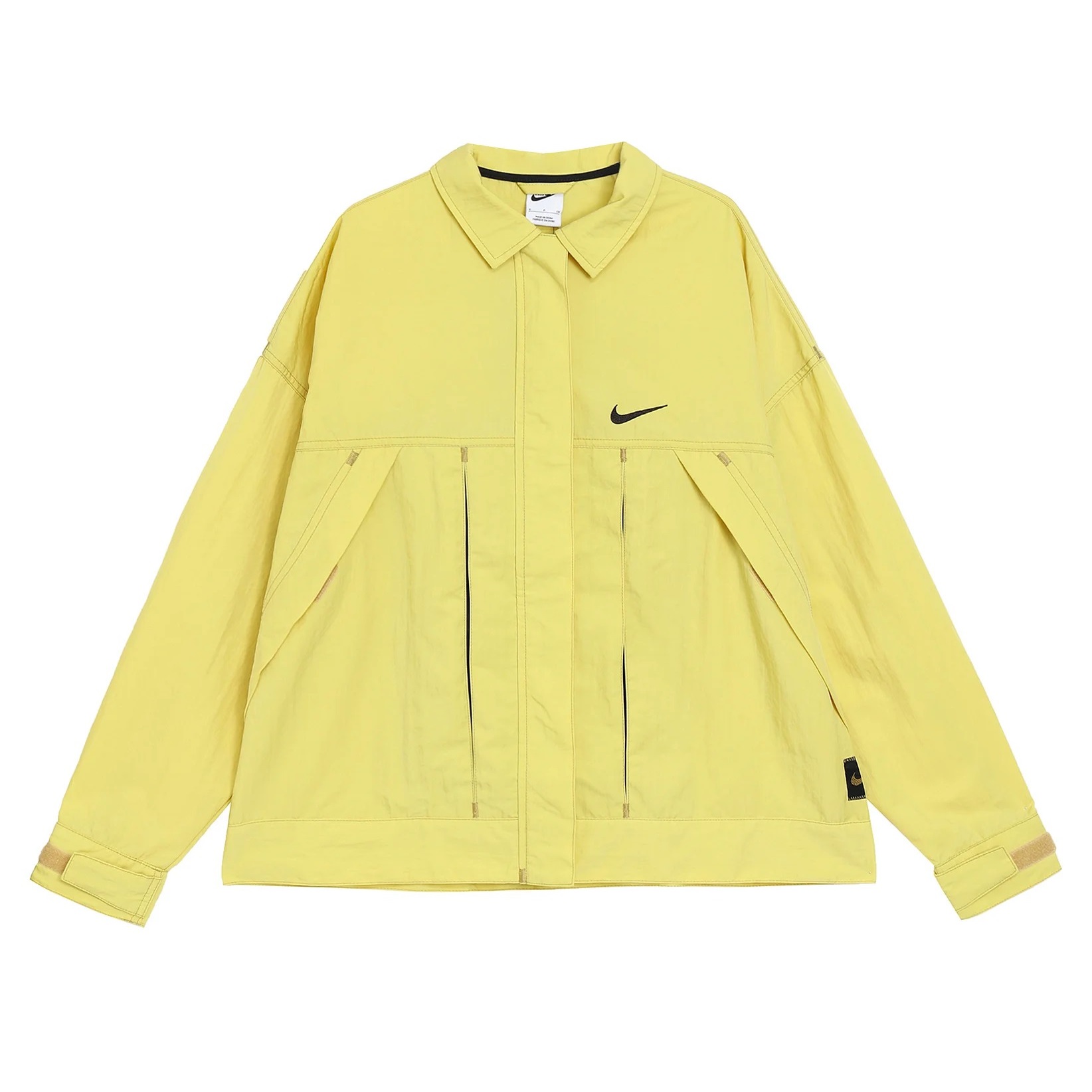 

Куртка Nike SS22 Swoosh Back Logo Printing Woven, светло-желтый