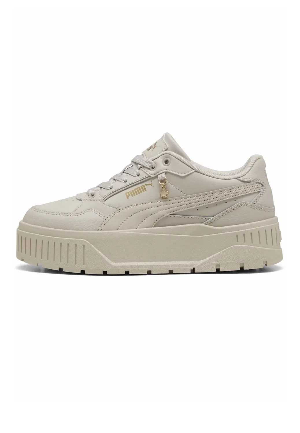 Кроссовки с подвеской в виде идола Кармен II Puma, Silver Fog-Silver Fog- Gold