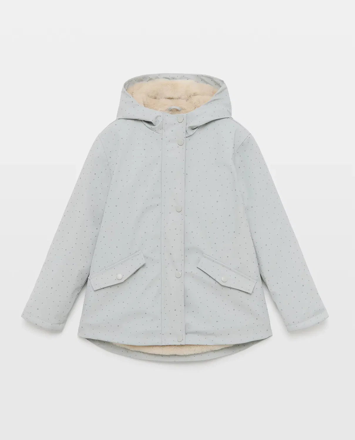 Детский дождевик для девочек с принтом all over print mini fantasía Kids El Corte Inglés, Blanco — фото 4