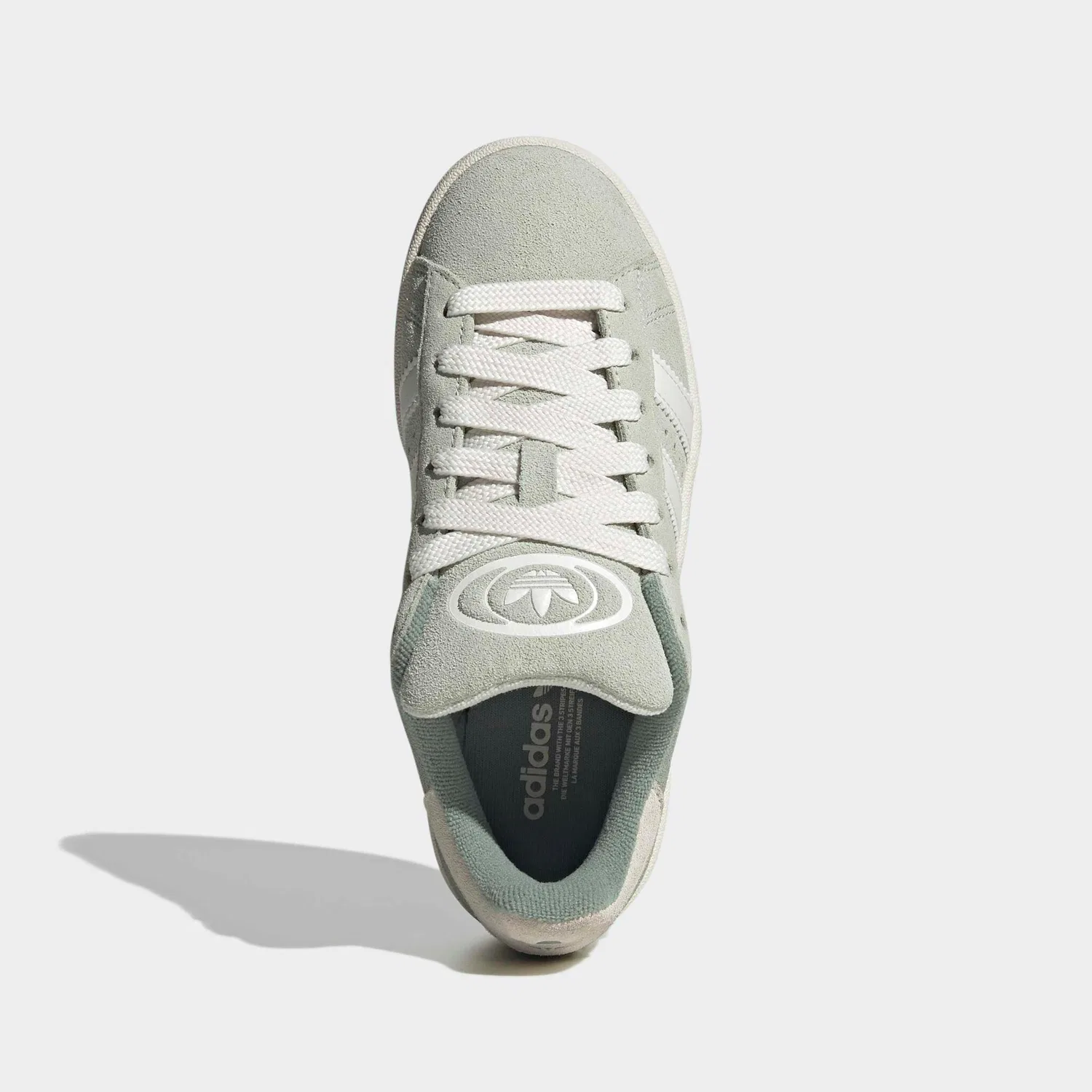 Детские кроссовки с градиентом Adidas Originals, Linen Green/Core White/Silver Green — фото 4
