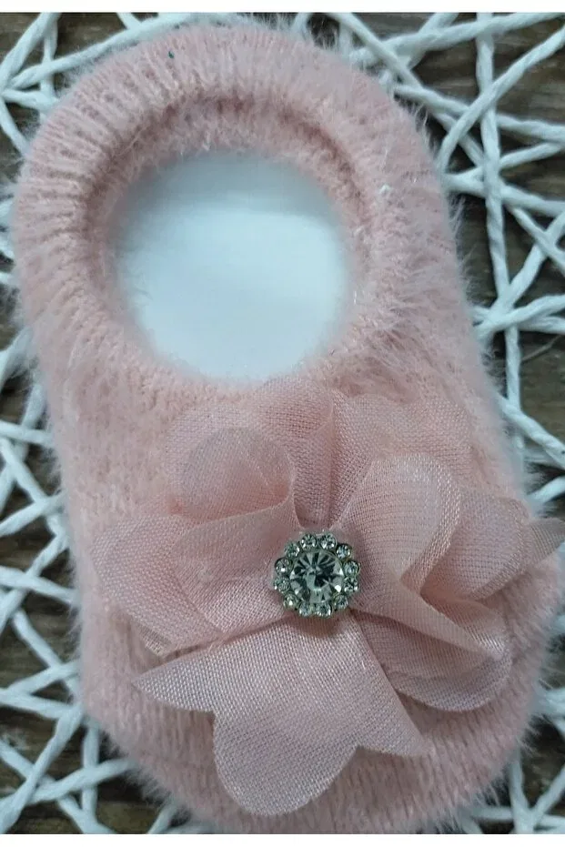 Детские носки для новорожденных с принтом Özkardeşler Baby, Powder Color — фото 3