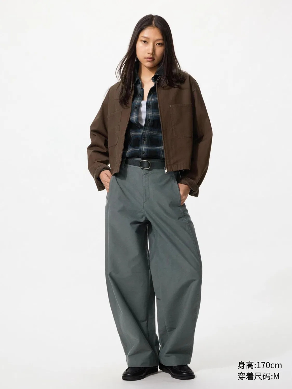 Брюки вязаные свободного кроя Uniqlo, молочный — фото 2