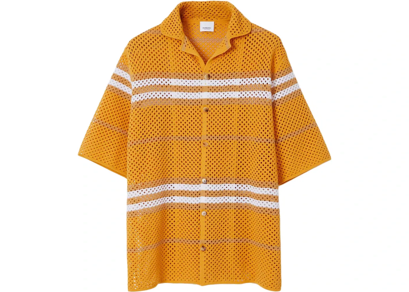 Мужская рубашка оверсайз с принтом Burberry, Orange
