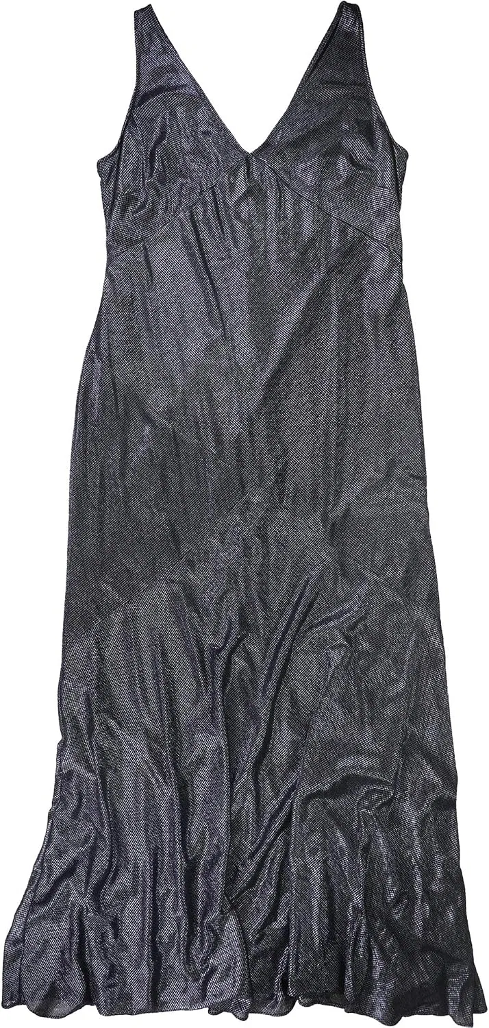 Женское вечернее платье с геометрическим узором Ralph Lauren, Metallic
