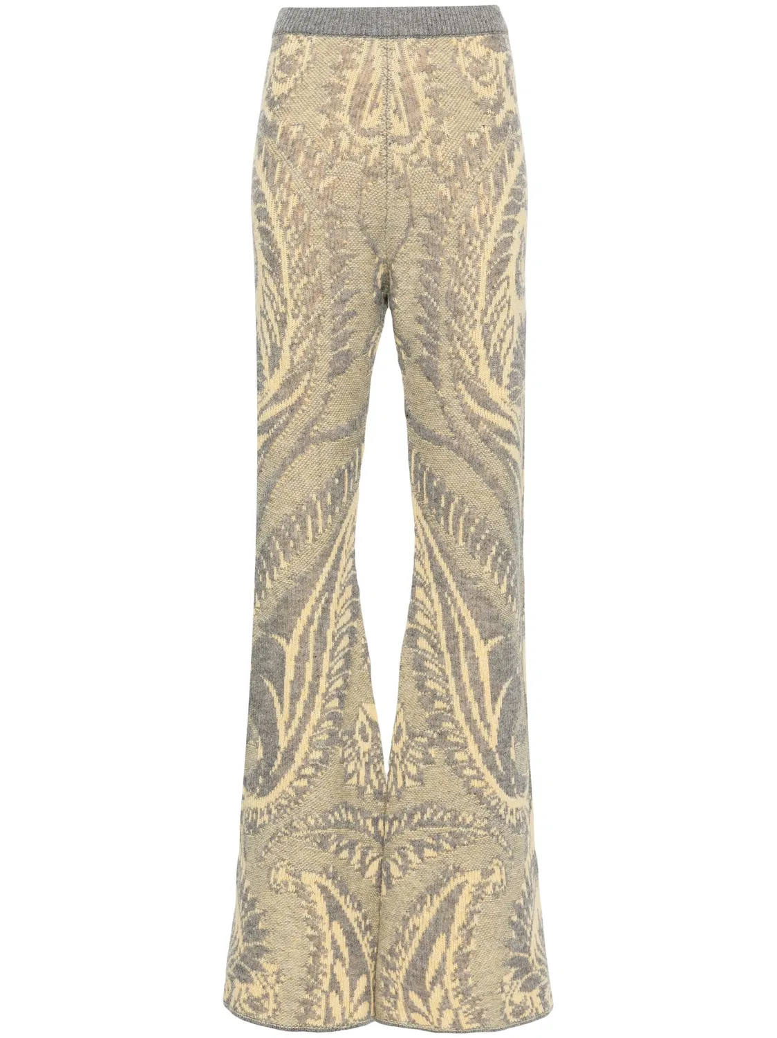 Штаны с узорчатым интarsiа ETRO, серый