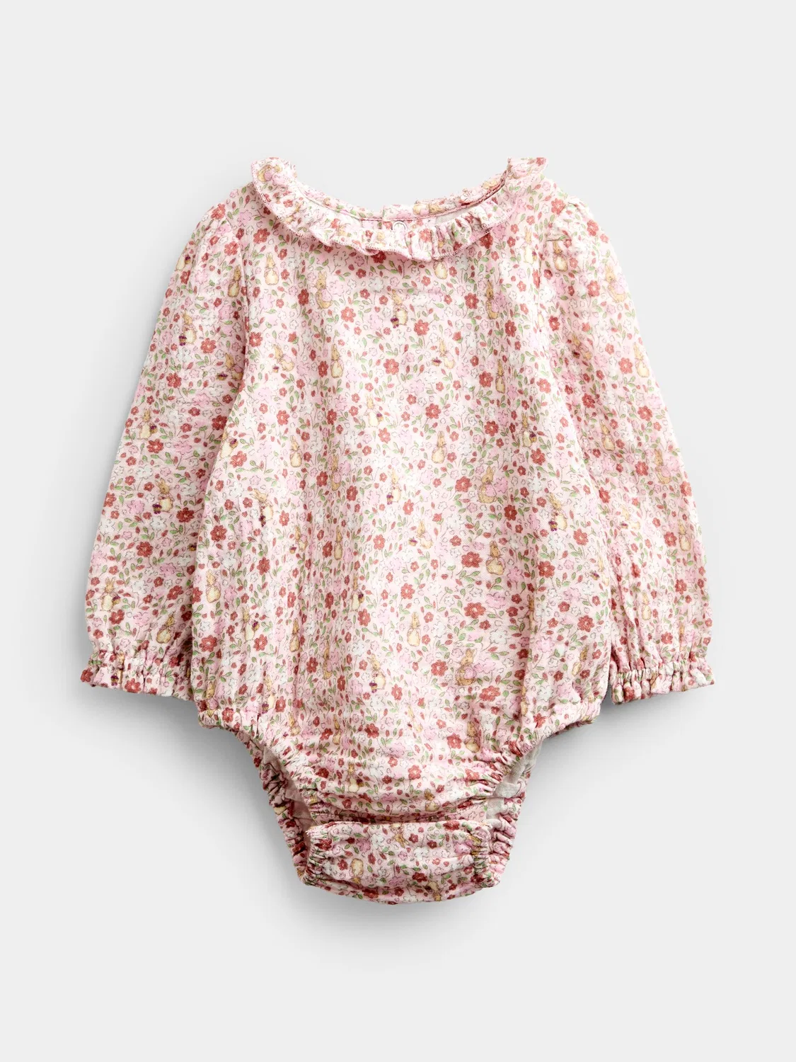 Розовый комплект комбинезона JoJo Maman Bébé с кроликом Питером — фото 3