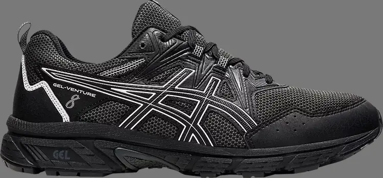 

Кроссовки gel venture 8 'black white' Asics, черный