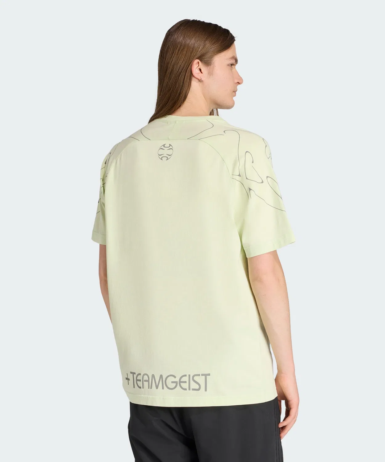 Мужская футболка с графическим принтом Adilenium Team Geist Adidas, Green — фото 2