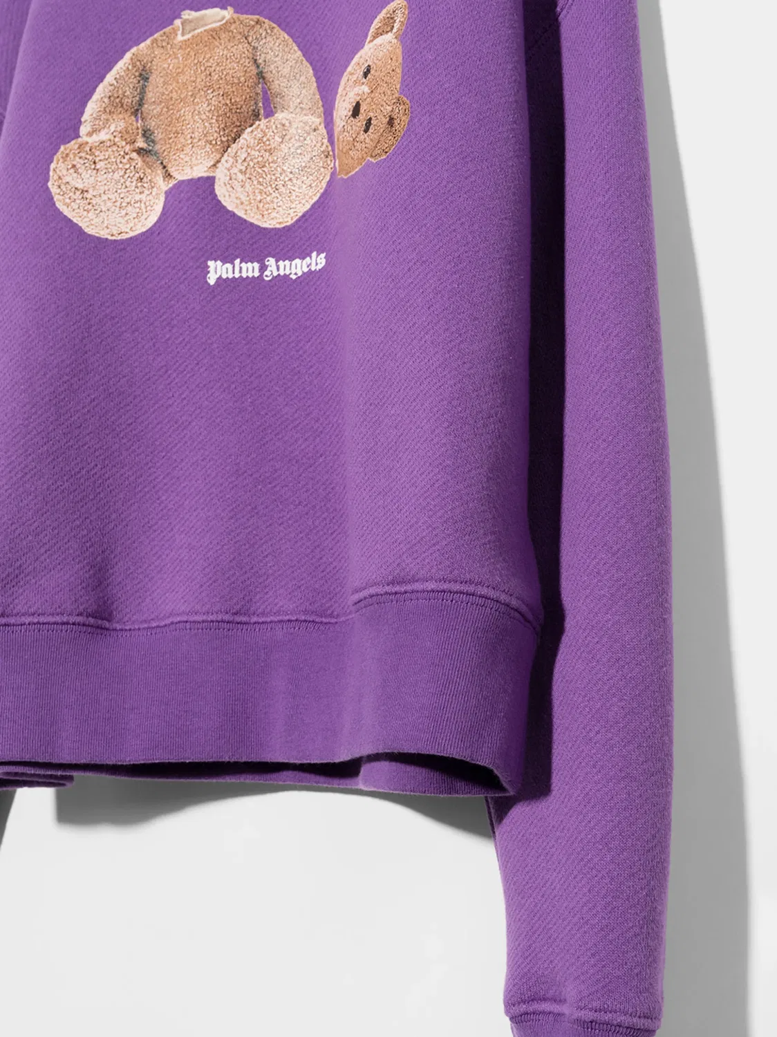 Толстовка Bear Palm Angels Kids, фиолетовый — фото 4