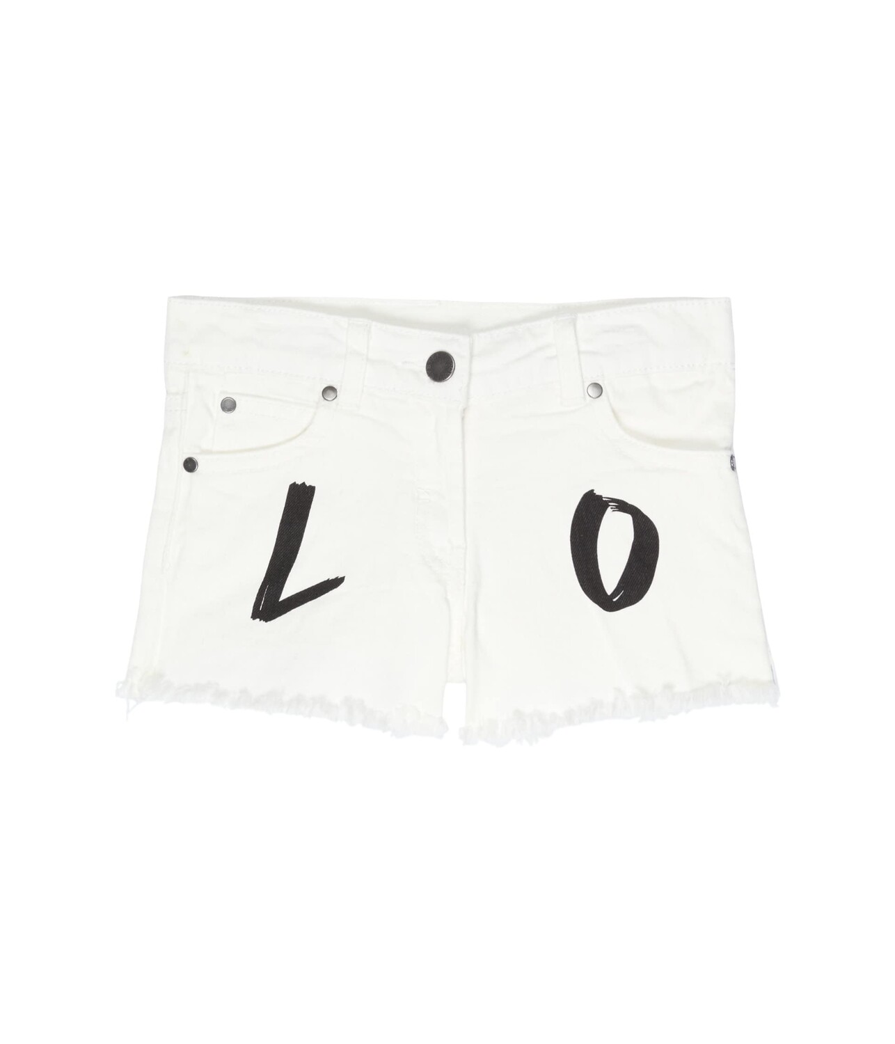 

Шорты Stella McCartney Kids, Denim Shorts with Love Print