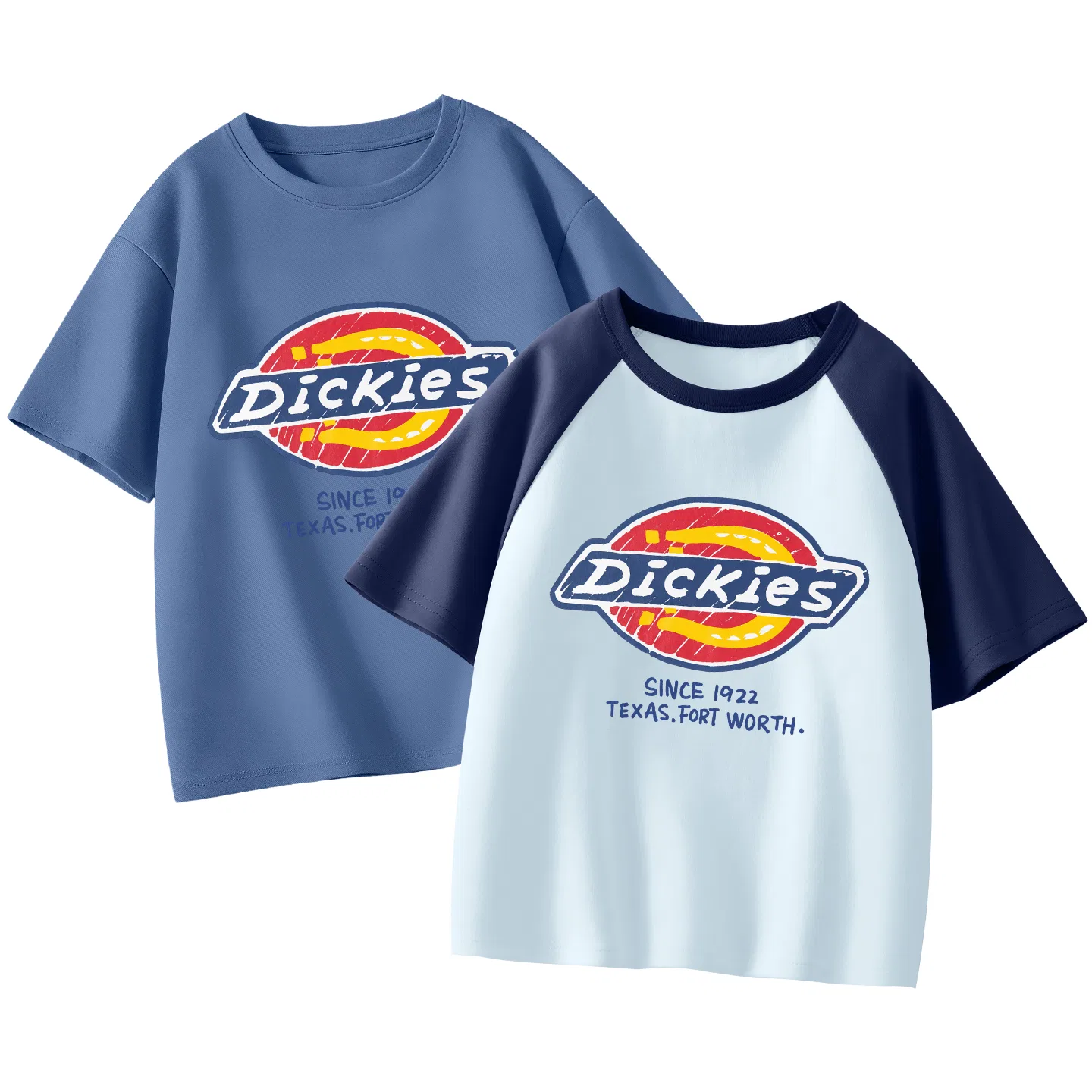 Детский комплект футболок с длинным рукавом Snooze Button Pink+Snooze Button Berry Pink Dickies, Snooze Button Pink+Snooze Button Berry Pink — фото 3