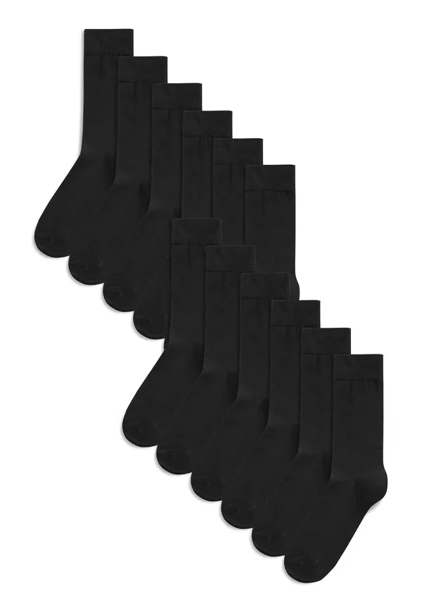 Носки из хлопка 6 пар Next black, черный