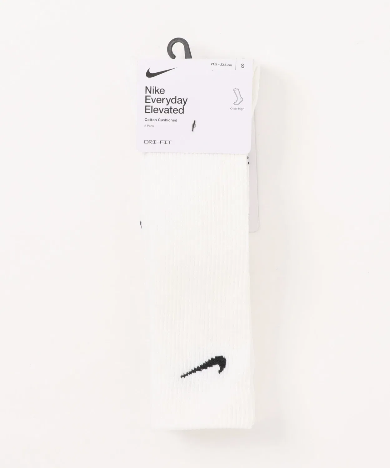 Носки высокие с поддержкой свода стопы, комплект из 2 пар NIKE, White