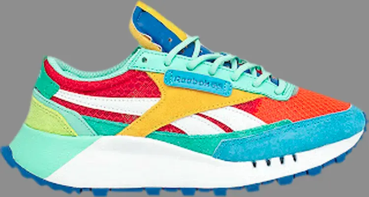 

Кроссовки classic legacy j 'multi-color' Reebok, многоцветный, Синий, Кроссовки classic legacy j 'multi-color' Reebok, многоцветный