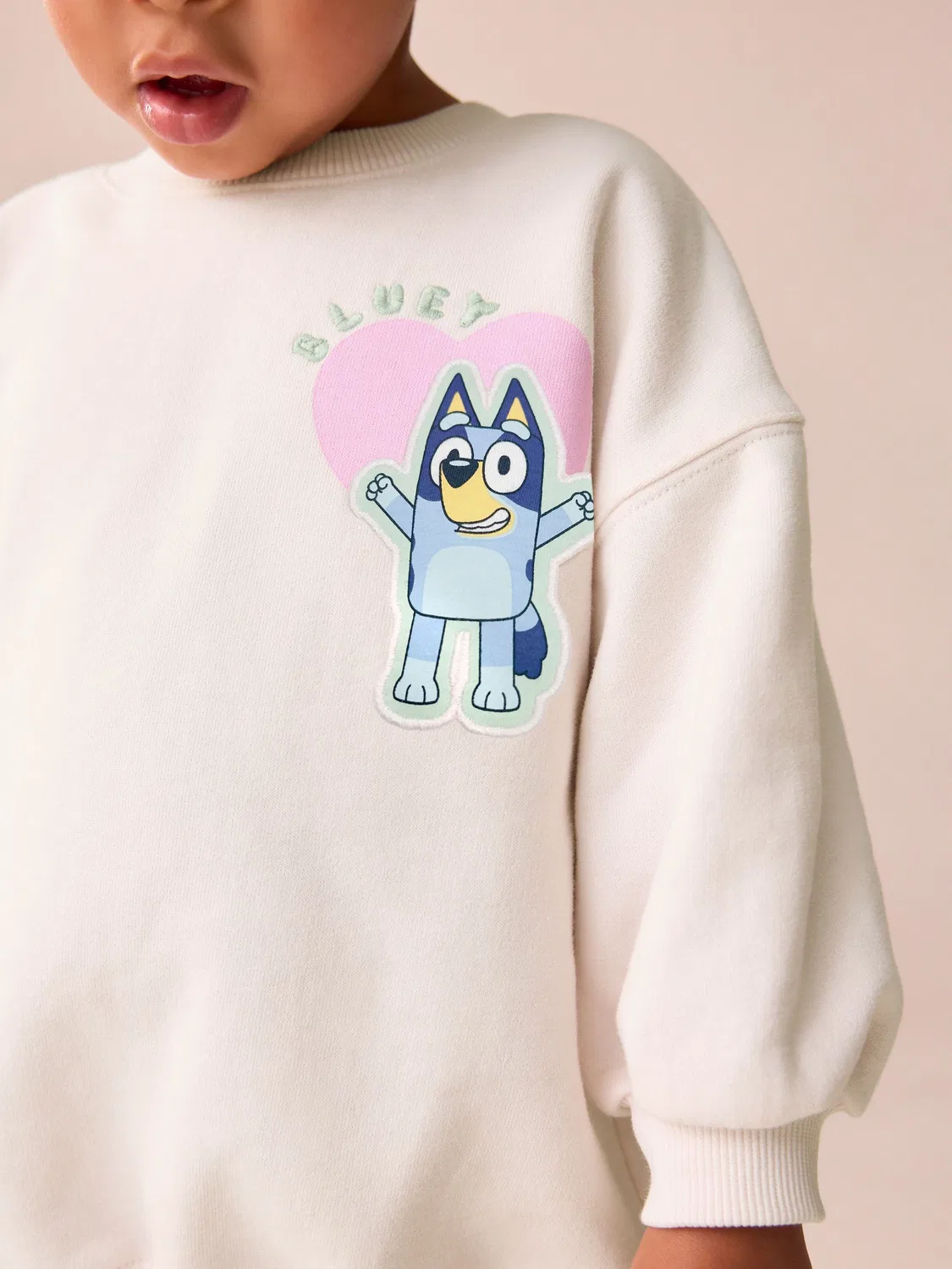Спортивный костюм для мальчика Bluey Next, кремовый — фото 3