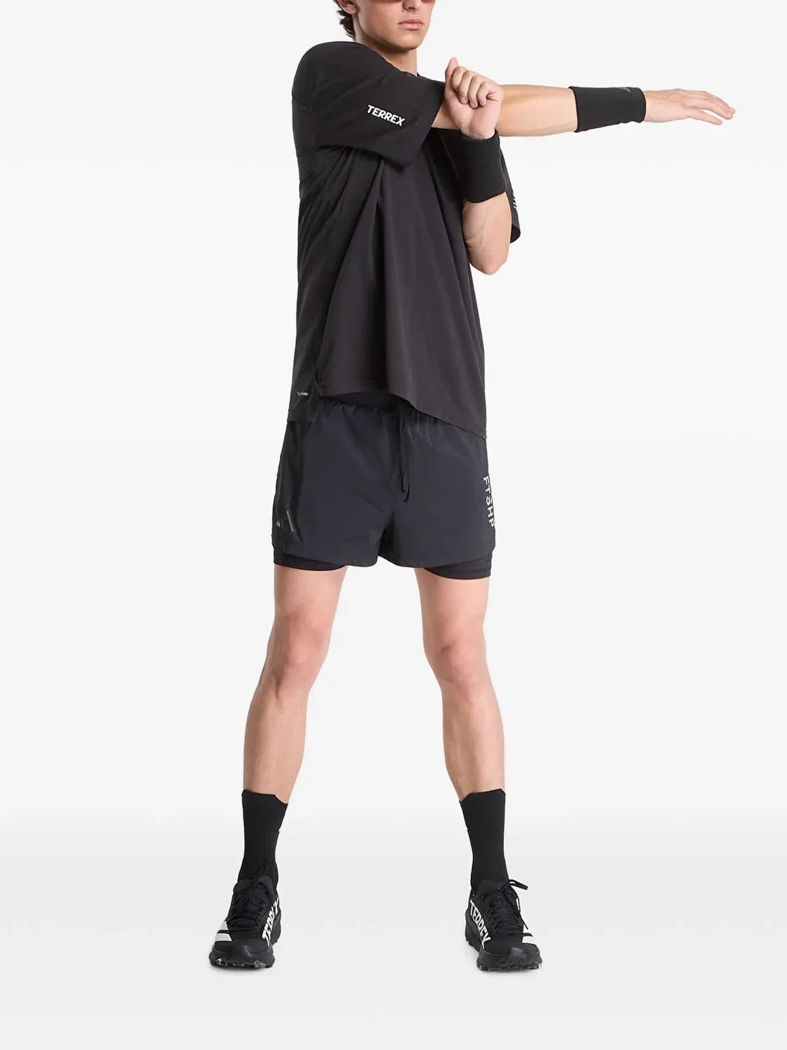 Шорты Terrex Stargazer 2-в-1 Adidas, черный