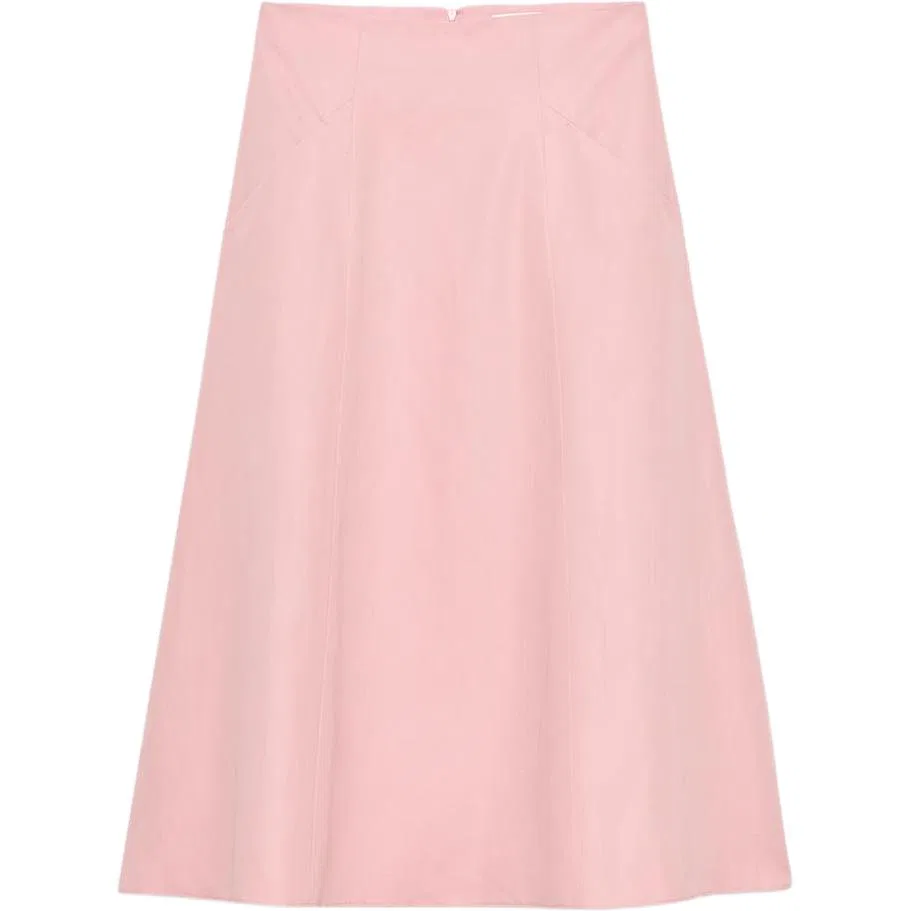 Женская длинная юбка без рукавов ZW Casual, ZARA, Pink