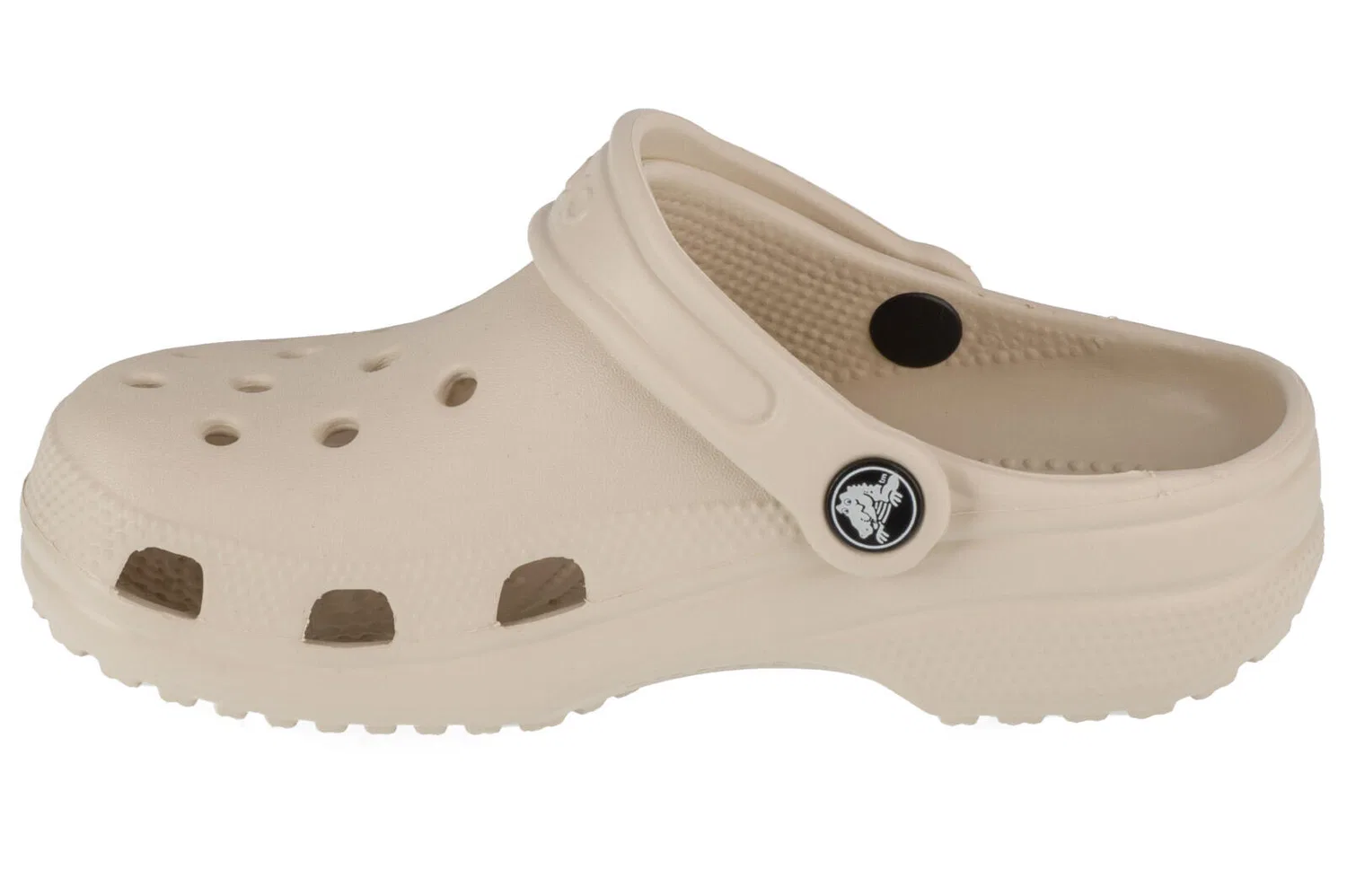 Детские сабо с поворотным ремешком Classic Crocs, цвет Creamfarben Baumwollweiß — фото 2