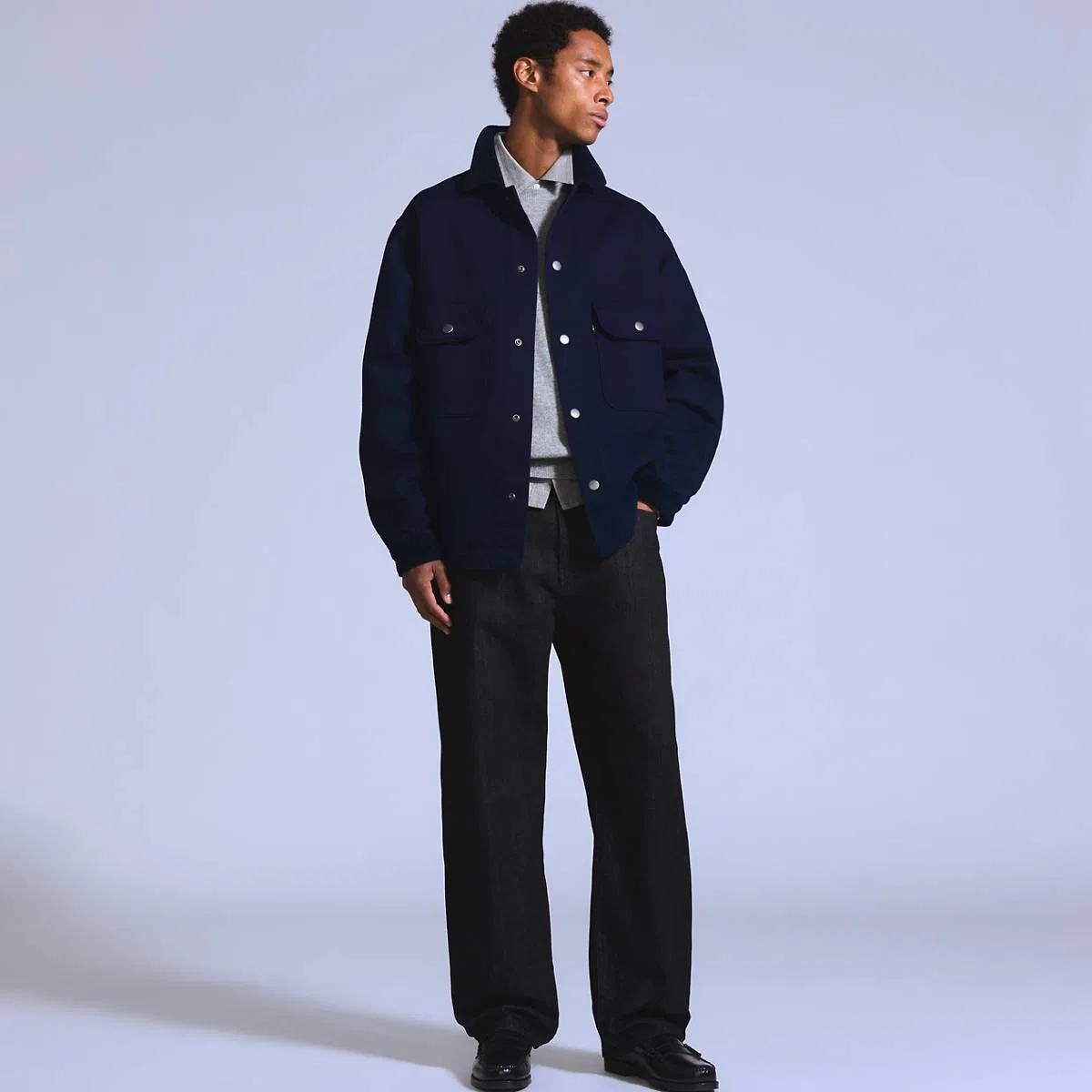 Мужские джинсы Marker с кромкой свободного кроя Levi's, Black One Wash - Black