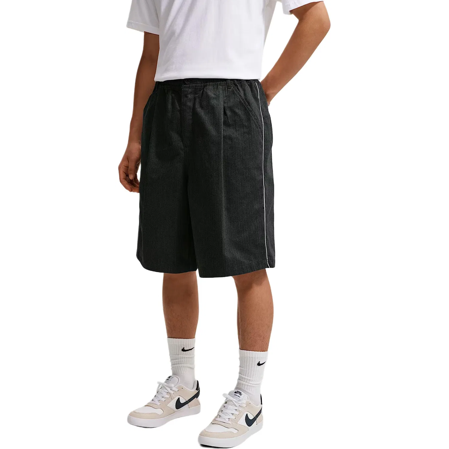 Мужские шорты повседневные Nike, Black/White