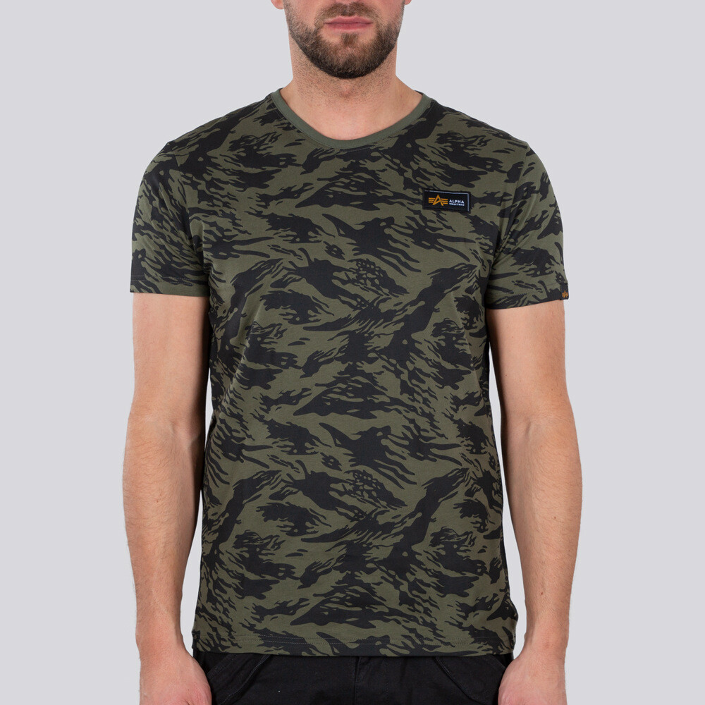

Футболка Alpha Industries Tactical Camo T Brushstroke