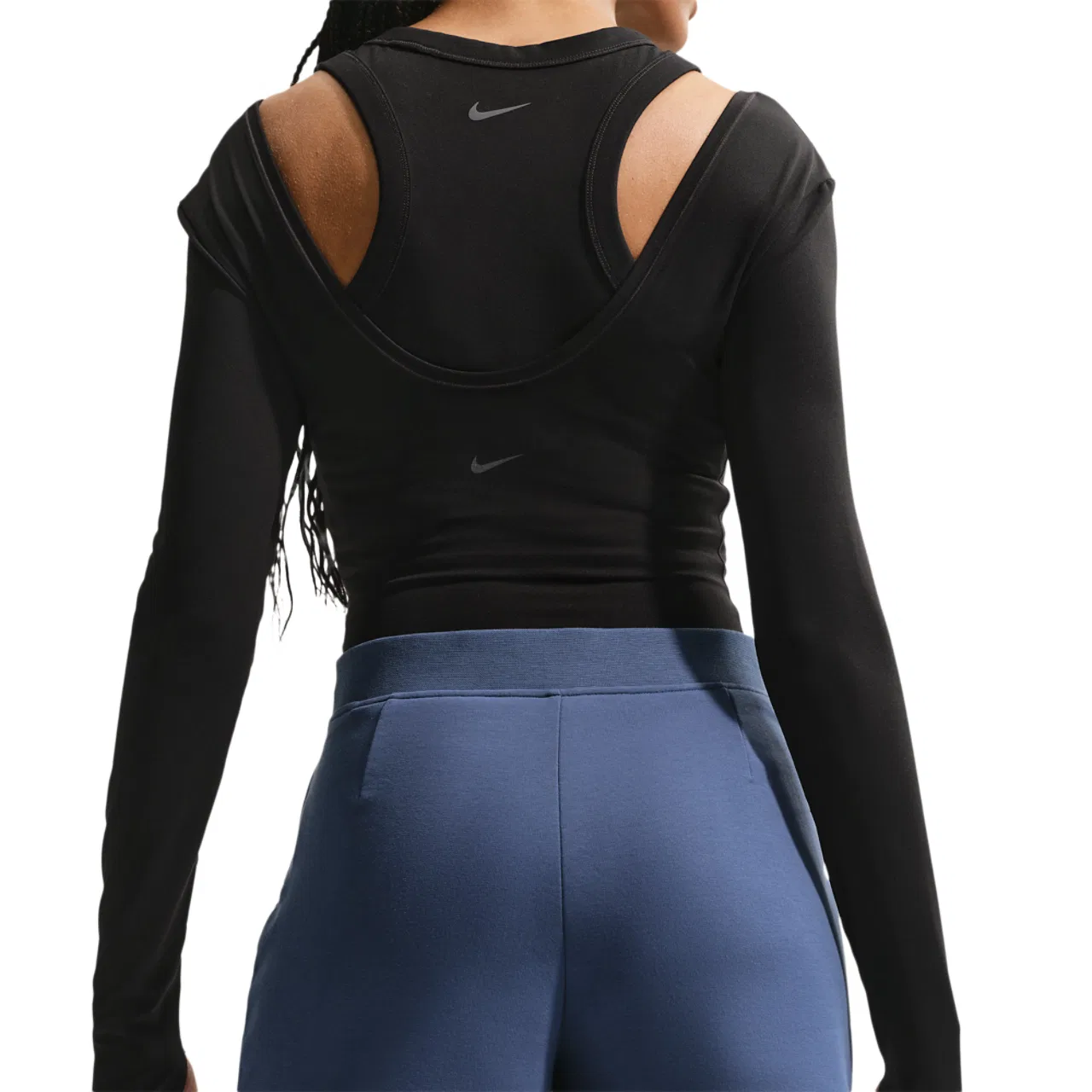 Женская юбка-шорты Tech Fleece Skort Nike, цвет Mystic Navy/Black — фото 2