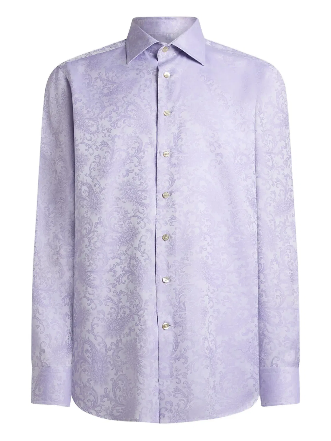 Рубашка с жаккардовым узором paisley ETRO, фиолетовый