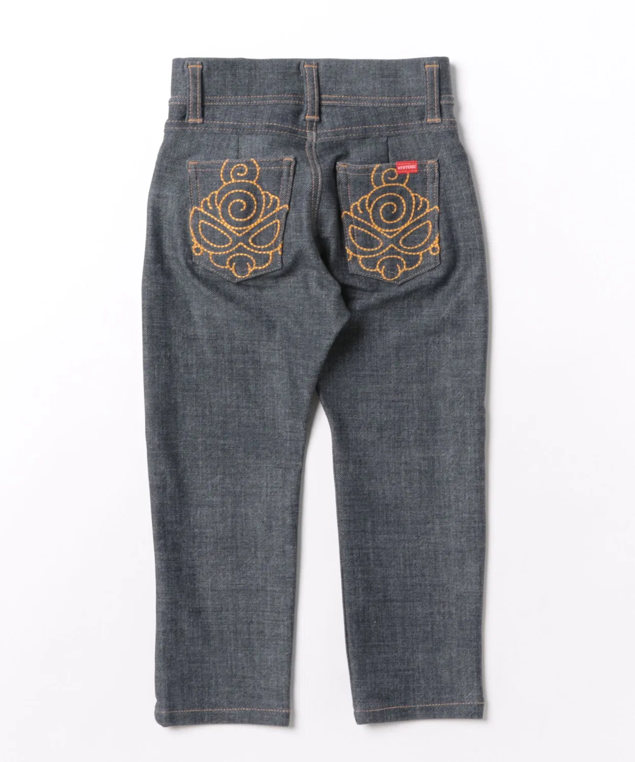Детские скинни-джинсы с принтом High Tension Stretch HYSTERIC MINI, Indigo Blue — фото 2