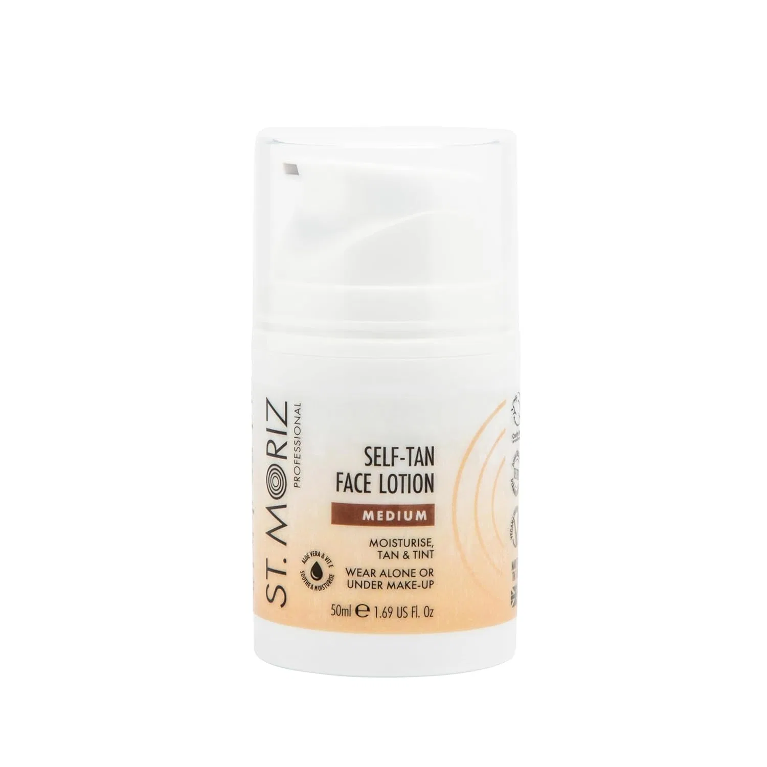 Автозагар для лица St. Moriz Professional, 50 мл, Medium