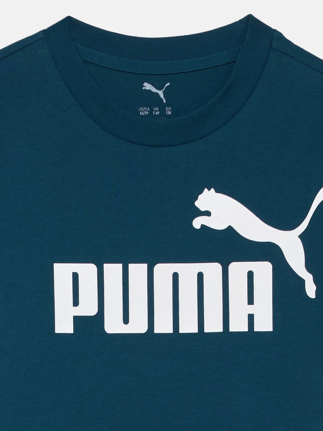 Футболка Puma ESS No. 1 цвета Бетон — фото 3