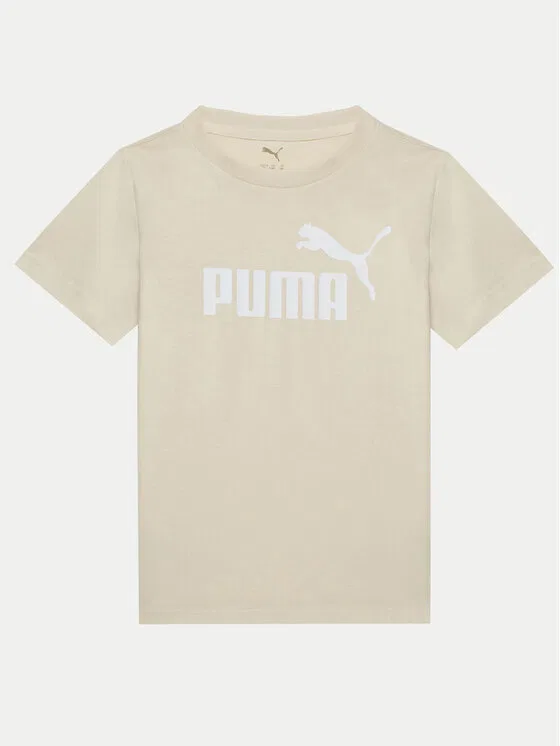 Футболка regular fit Ess No. 1 Logo Puma, бежевый