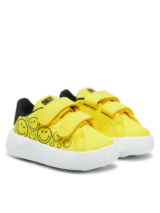 Кроссовки Smiley Advantage Adidas, желтый — фото 2