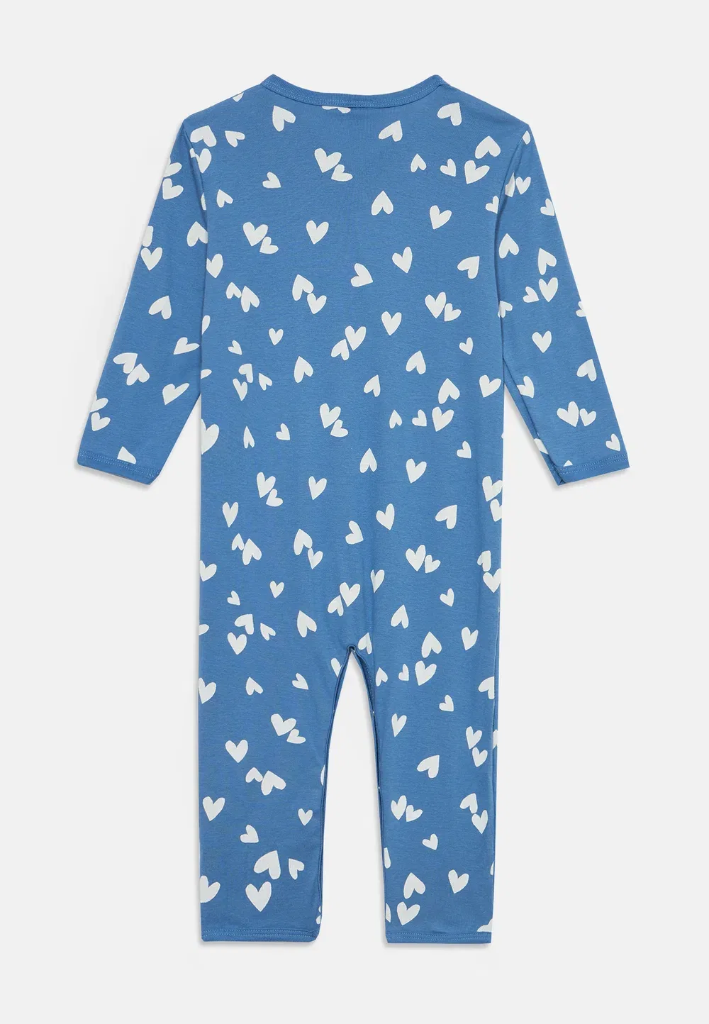 Bebe debout dors bien sans pieds cote унисекс - пижама Petit Bateau, Riviera/Marshmallow — фото 2
