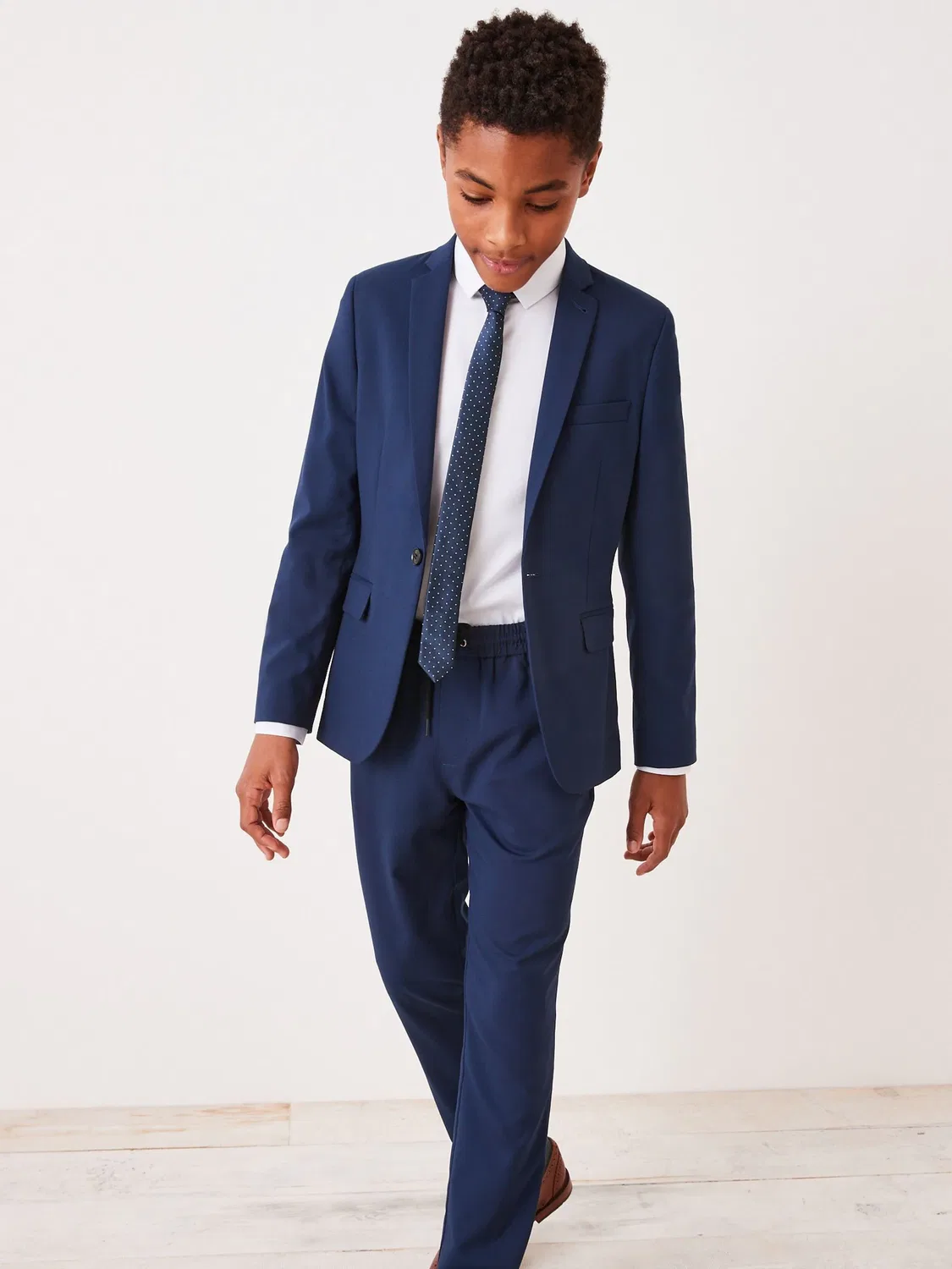Брюки классические Tailored Fit Next, темно-синие