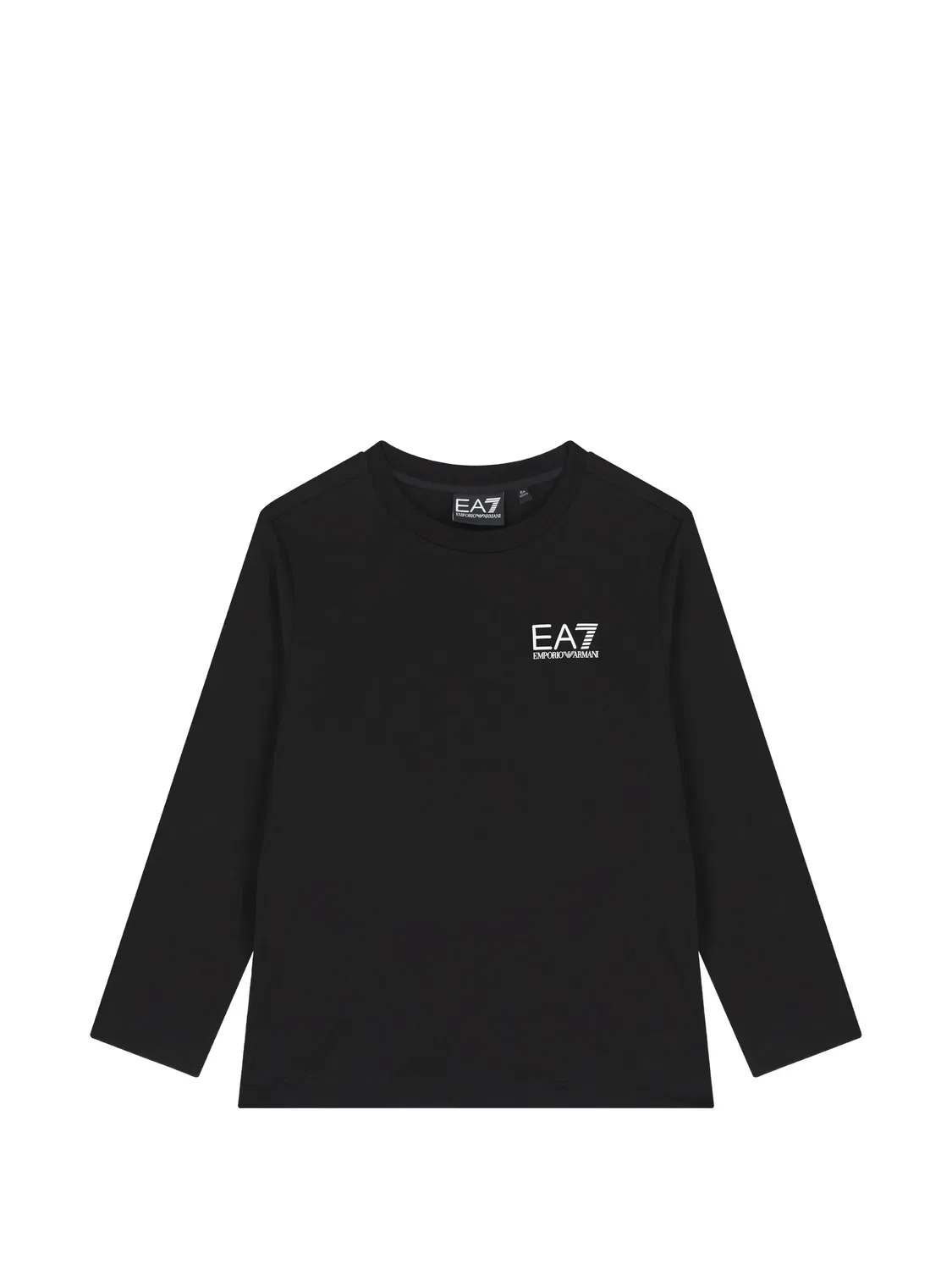 Лонгслив с логотипом Ea7 Emporio Armani, черный