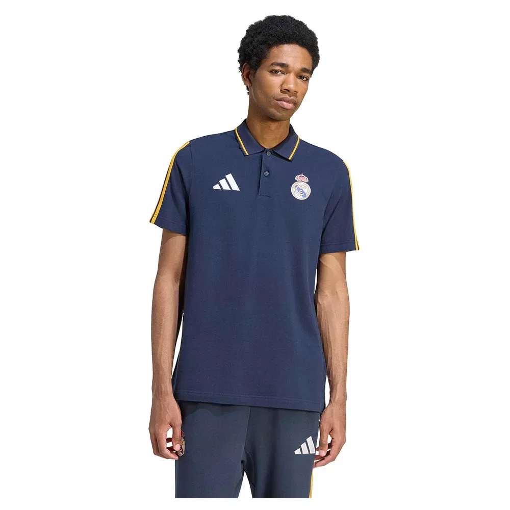 Мужское поло с коротким рукавом Real Madrid DNA Adidas, Blue