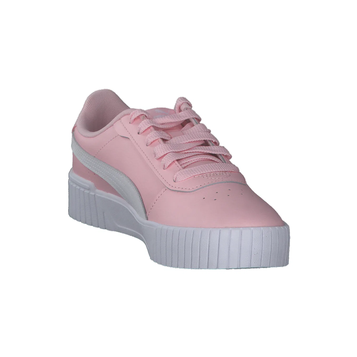 Детские кроссовки для девочек Carina 2.0 Jr Puma, Rosa Silber — фото 2
