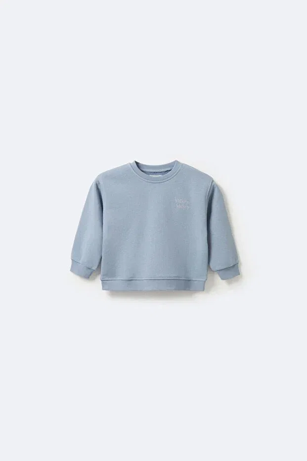 Детские свитшот для девочек оверсайз Matchy Matchy, Blue