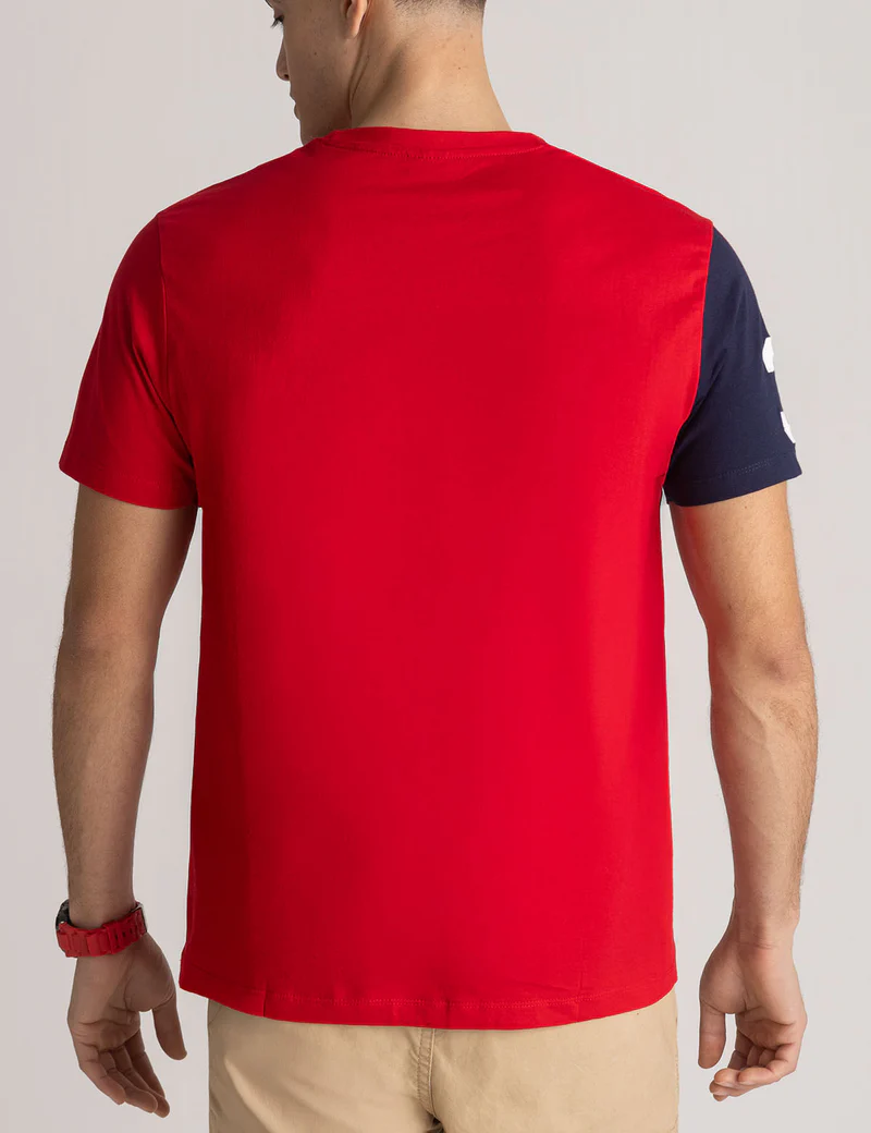 Футболка U.S. Polo Assn Uspa Graphic Crew Neck, красный — фото 2
