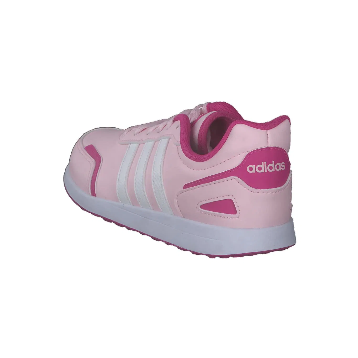 Детские кроссовки для бега с застежкой-липучкой Vs Switch 3 Adidas, Clear Pink Ftwr White Lucid Fuchsia — фото 4