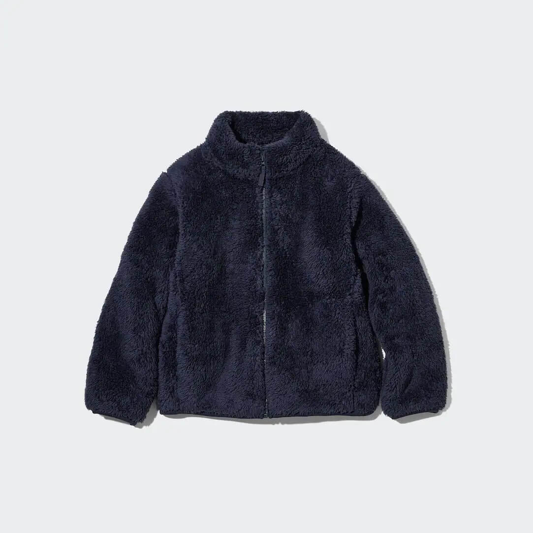 

Детская флисовая куртка Uniqlo Toddler Fluffy Zipped, 69 темно-синий