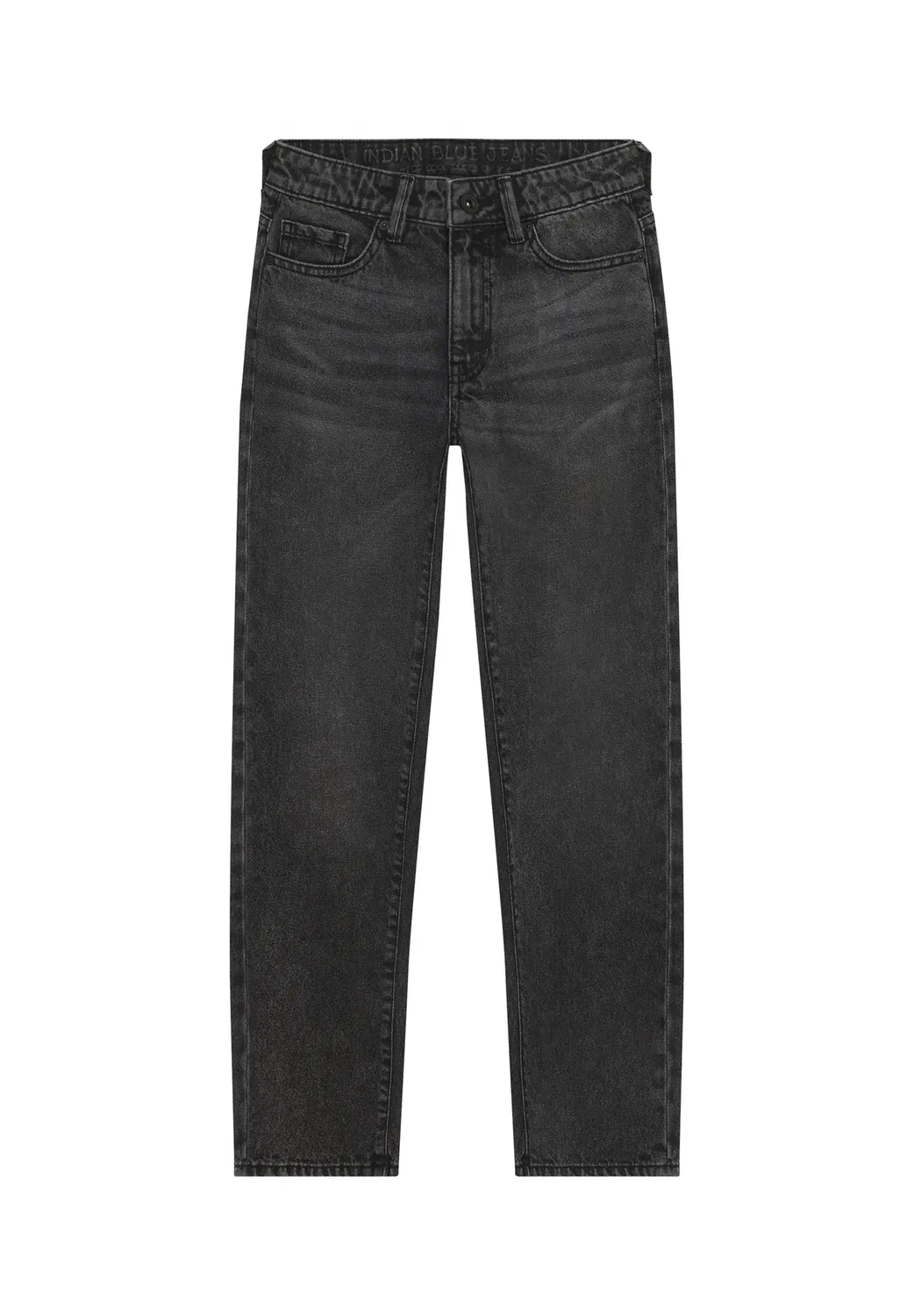 Широкие свободные черные джинсы - джинсы свободного кроя Indian Blue Jeans, Black Denim