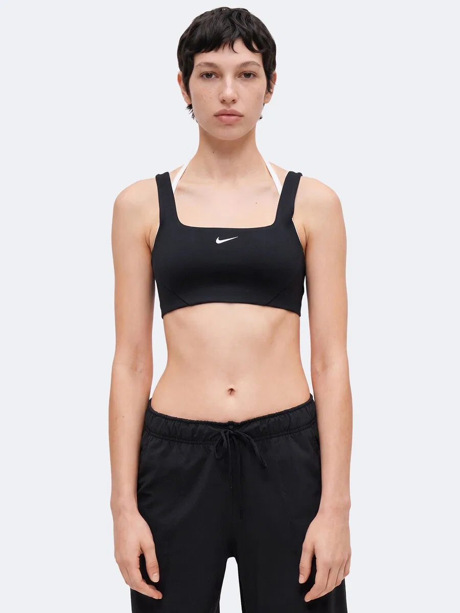 Спортивный бюстгальтер NIKE Bralette, черный — фото 2