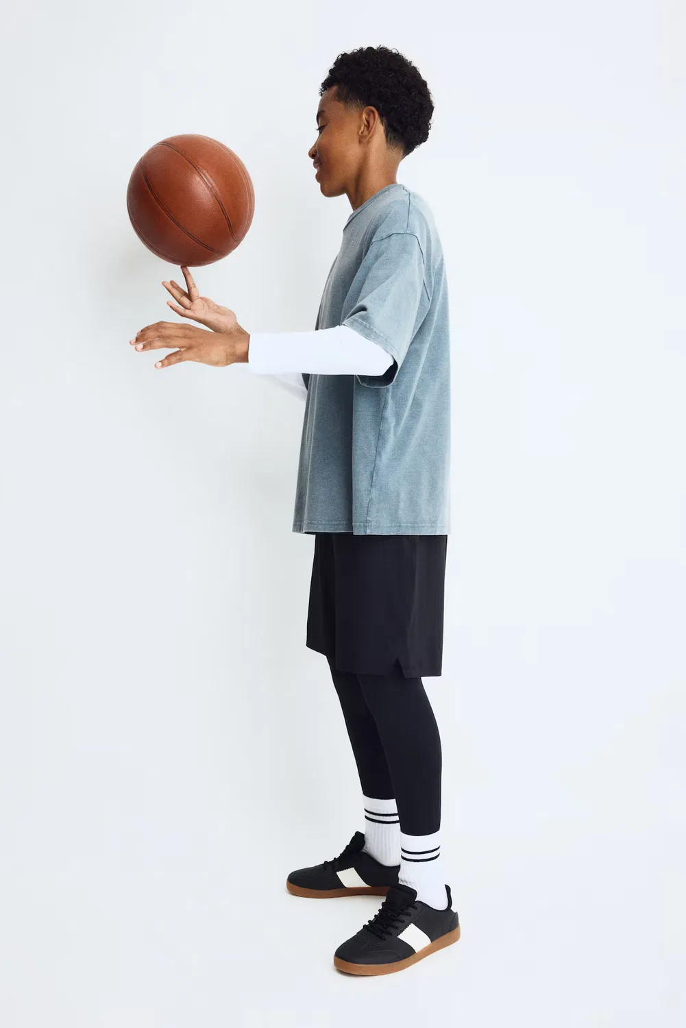 Футбольные лосины в многослойном исполнении с технологией Drymove H&M, Schwarz