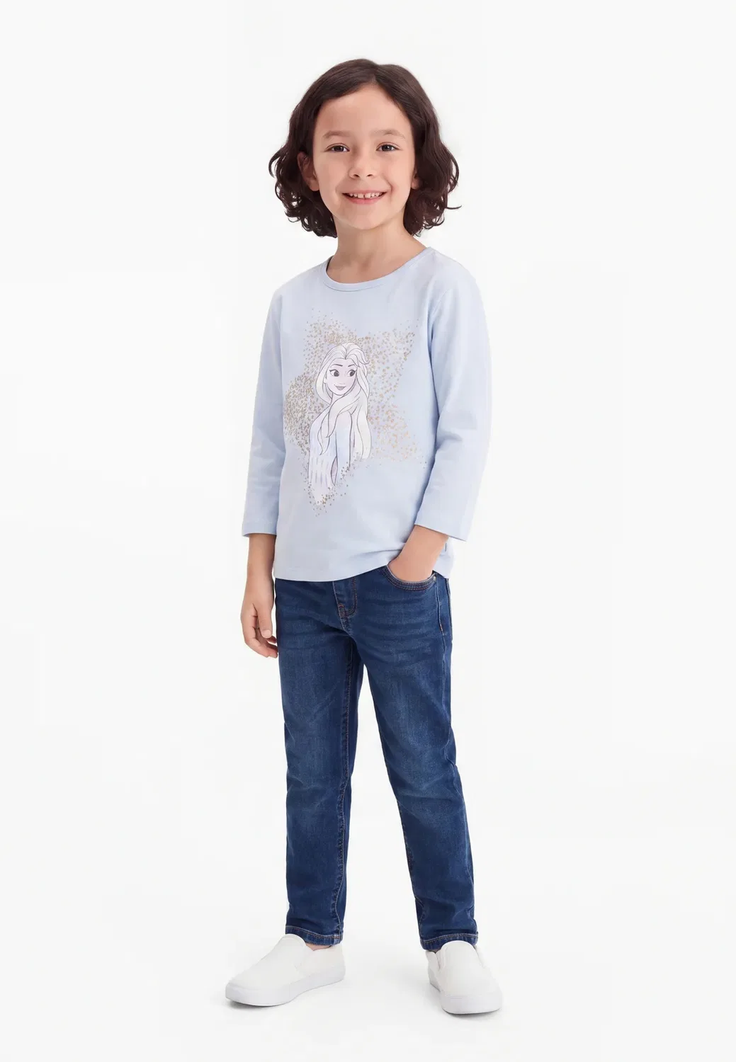 Nmfsoma frozen ls nreg top wdi - long sleeved top Name It, Blue