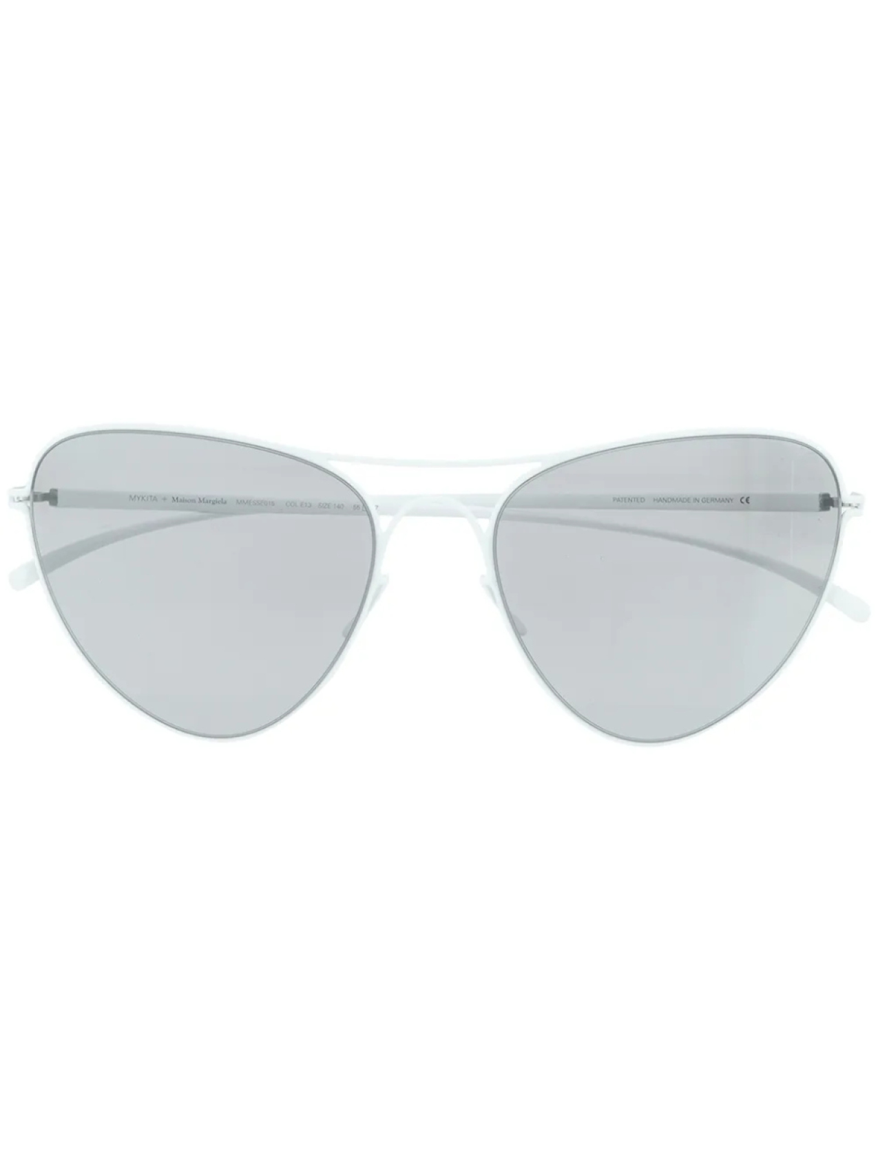 

Mykita солнцезащитные очки-пилоты из коллаборации с Maison Margiela, белый