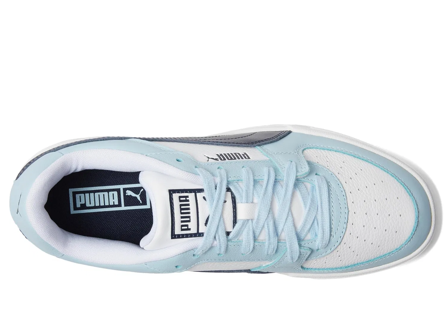 Детские кроссовки для мальчиков и девочек с моделью California Pro Classic PUMA PUMA White Silver Sky PUMA Navy — фото 2