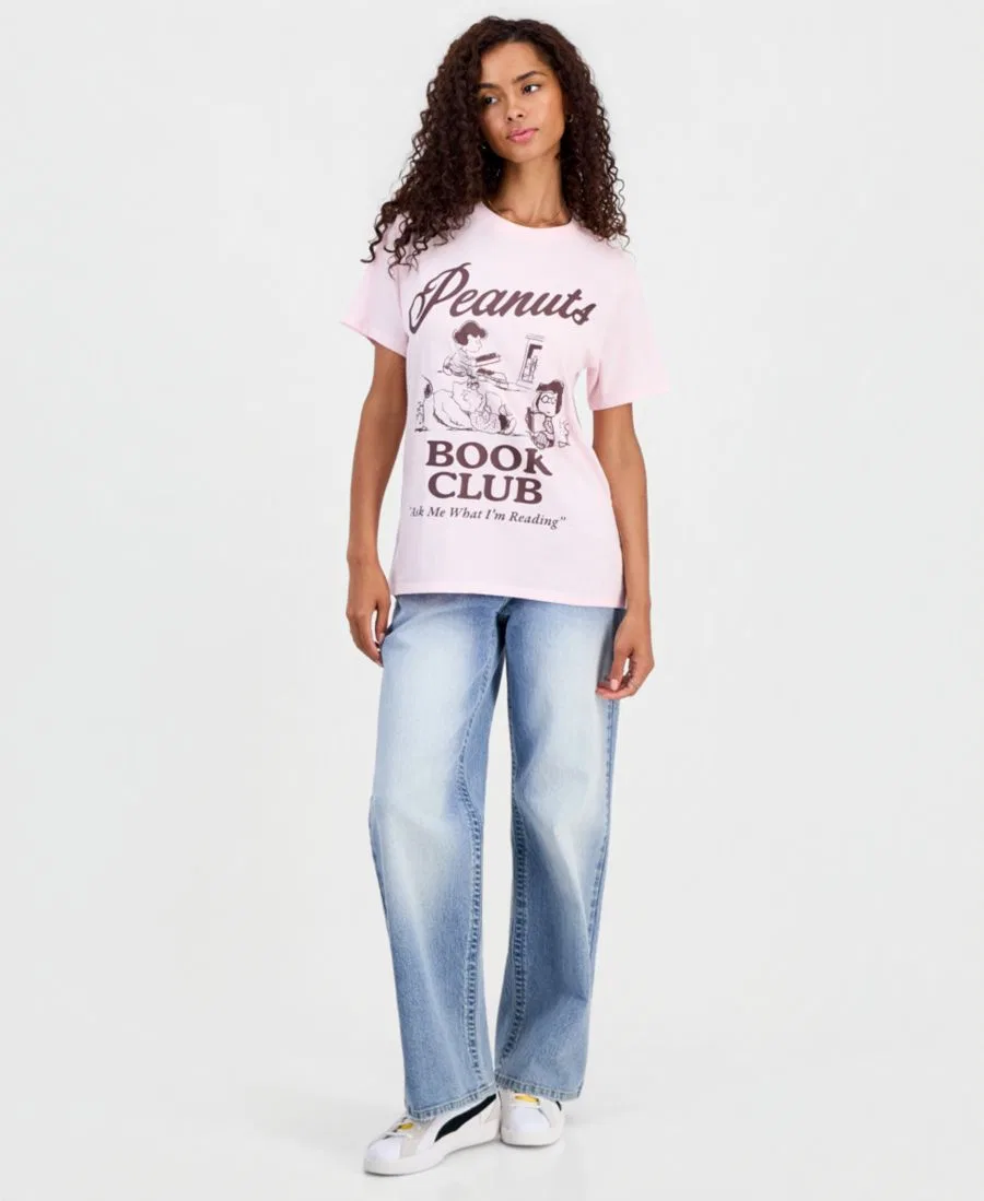 Футболка с принтом Peanuts Book Club Grayson Threads, The Label, Ballet Slipper — фото 4