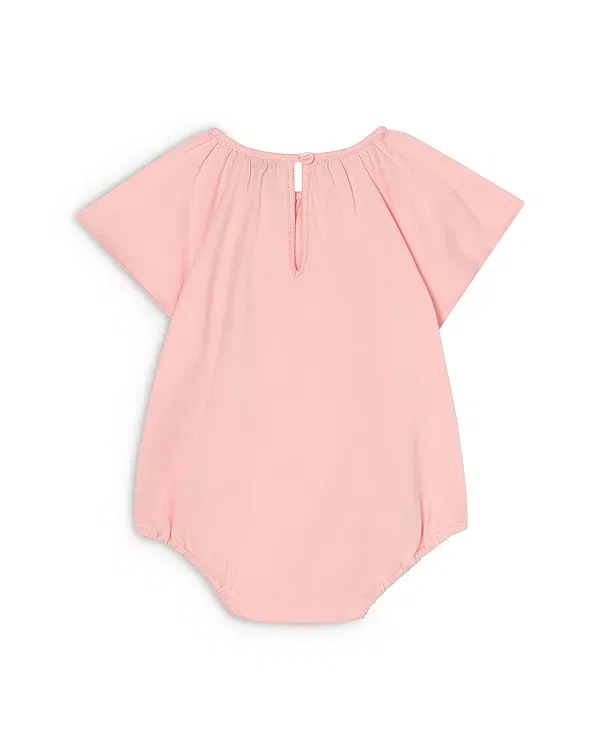 Детский боди-комбинезон с принтом Dori Beach Bear Burberry, Peony Pink — фото 4
